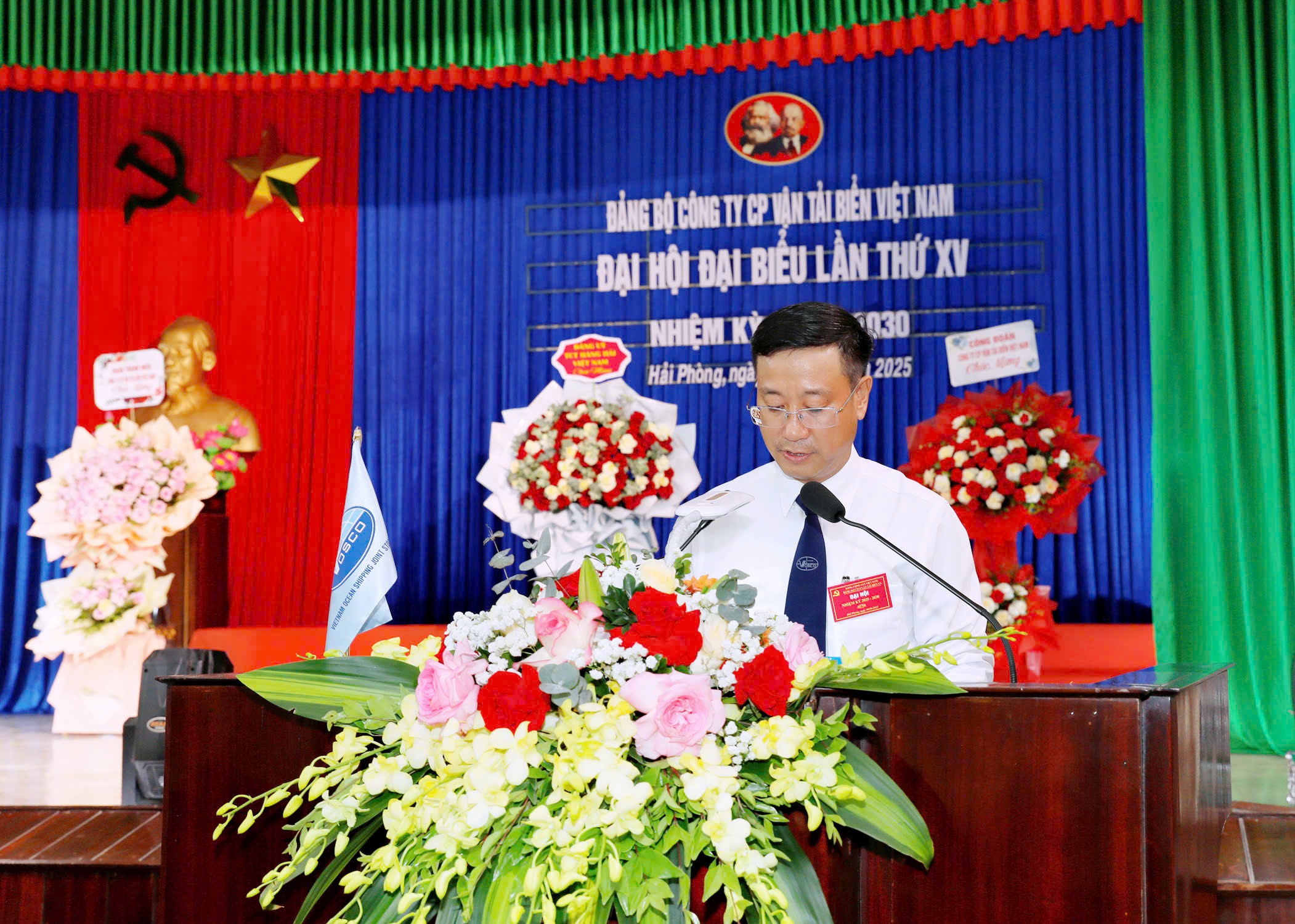 Đại hội đại biểu Đảng bộ Công ty cổ phần Vận tải biển Việt Nam (VOSCO) lần thứ XV, nhiệm kỳ 2025–2030