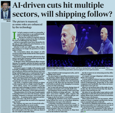 Xu hướng cắt giảm nhân sự do AI lan sang nhiều ngành, liệu vận tải biển có đứng ngoài làn sóng này?