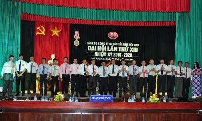 Vosco tổ chức thành công Đại hội đại biểu Đảng bộ Công ty lần thứ XIII, nhiệm kỳ 2015-2020